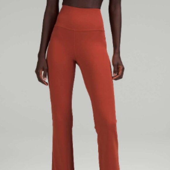 NWT Lululemon Groove Super-High-Rise Flared Pant *Nulu 32.5" in Cayenne Size 6